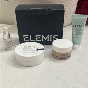 ELEMIS Skincare Travel Collection - Black, White, Silver, and Cream